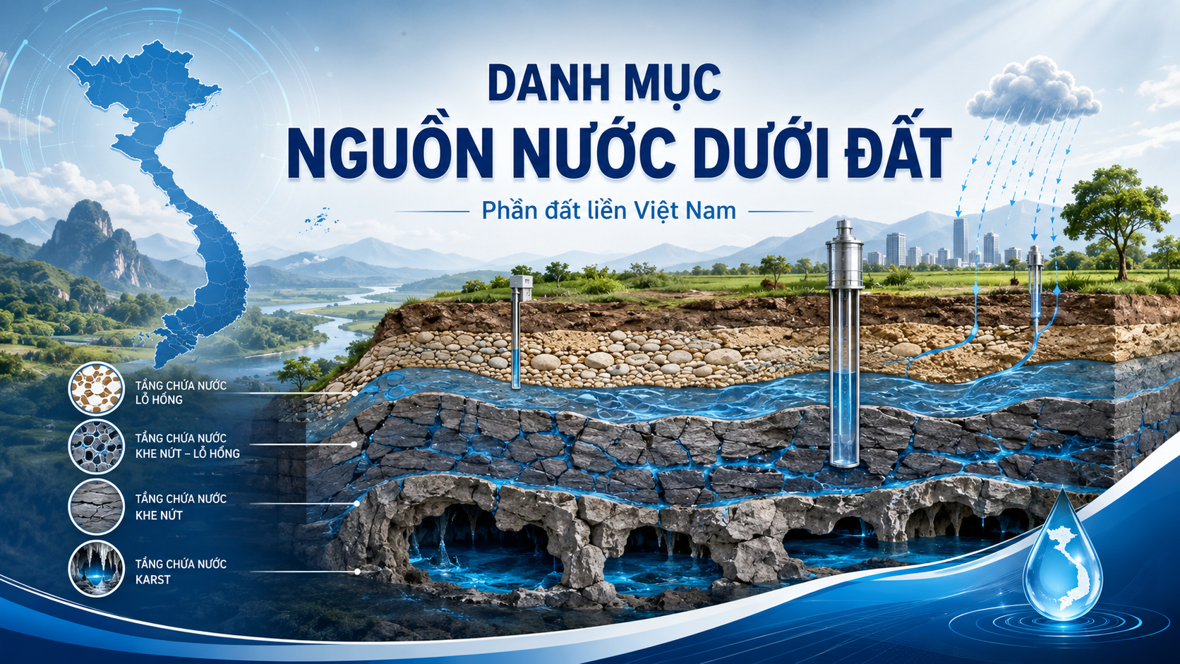DANH MỤC NGUỒN NƯỚC DƯỚI ĐẤT VÀ Ý NGHĨA CỦA NÓ