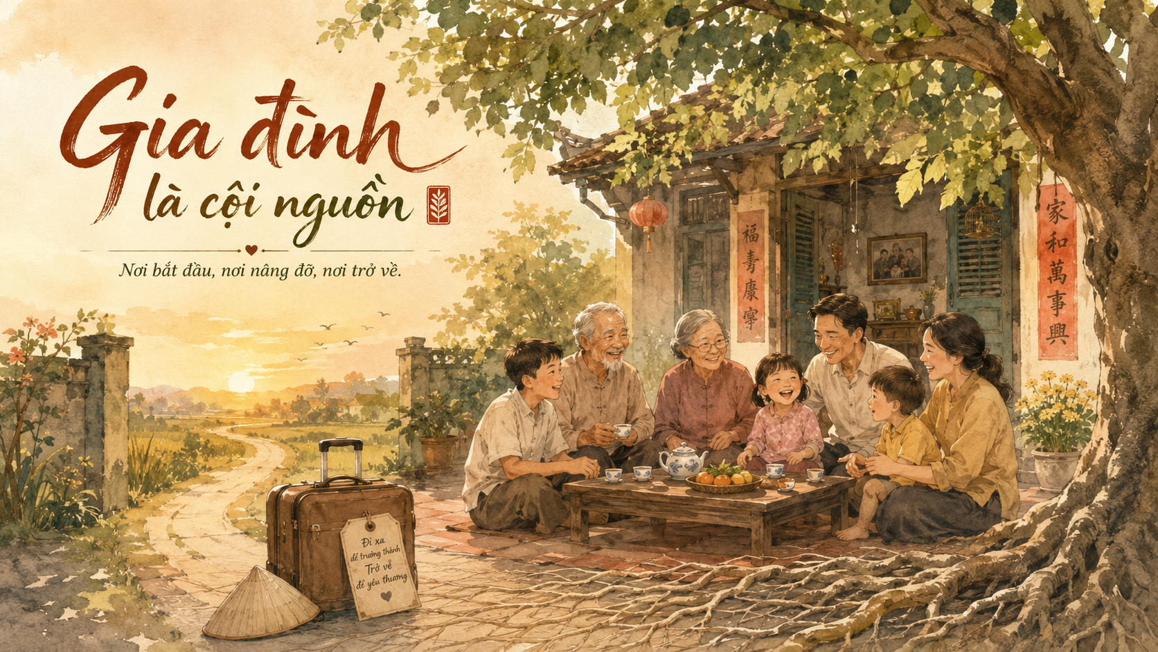 Gia đình – điểm tựa của mọi hành trình