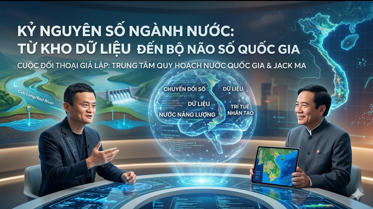 CHUYỂN ĐỔI SỐ NGÀNH TÀI NGUYÊN NƯỚC: TỪ KHO DỮ LIỆU ĐẾN BỘ NÃO SỐ QUỐC GIA