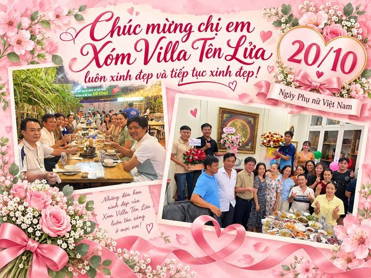 GỬI CHỊ EM “XÓM VILLA TÊN LỬA” NHÂN NGÀY 20 THÁNG 10